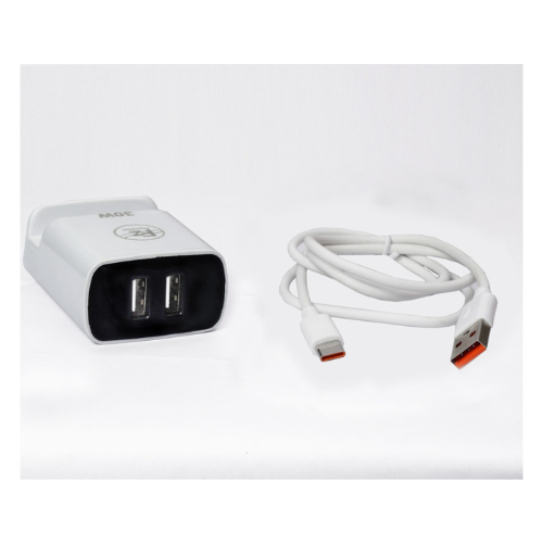 30W Dual Usb Charger With Mobile Stand