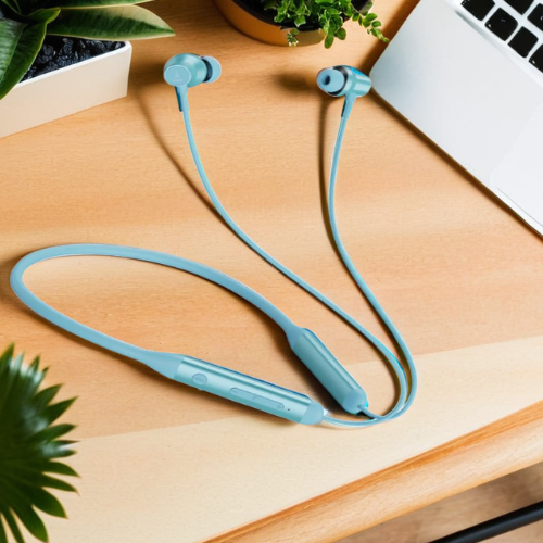 Flyzone Bluetooth Neckband | Wireless Earphones with Deep Bass & Mic